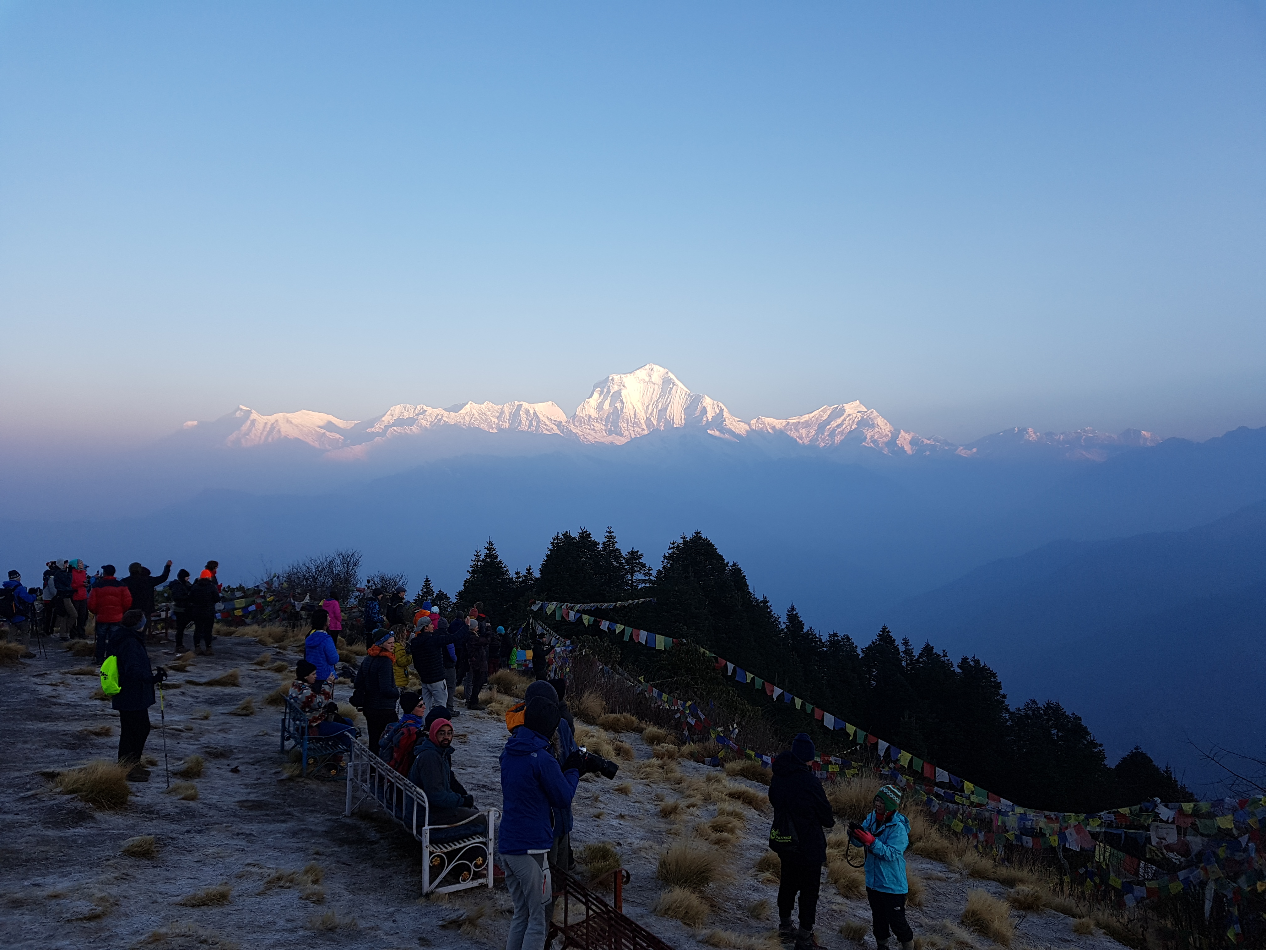 Mt. Dhaulagiri sunrise view from Poonhill Point - 2018