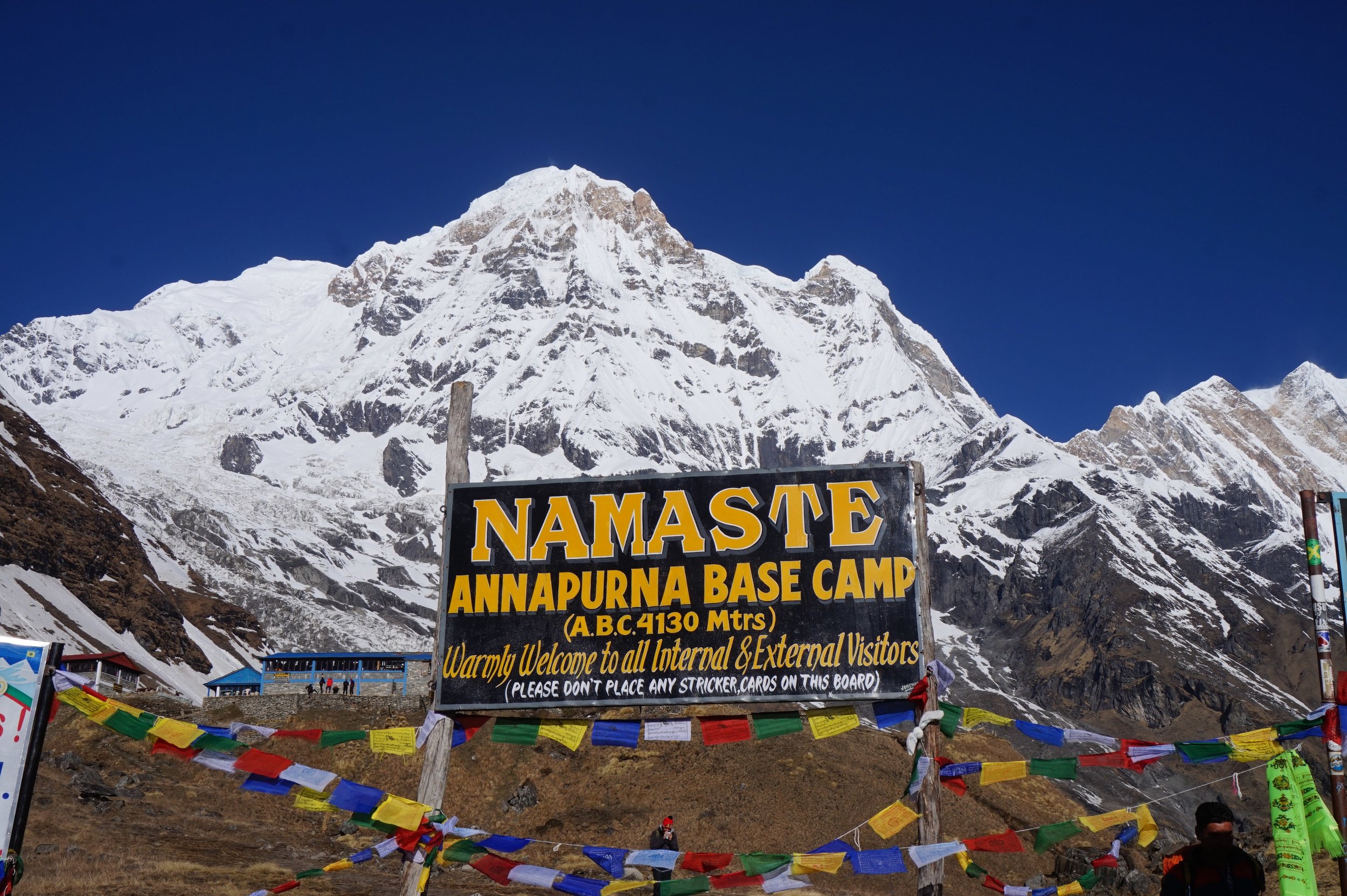 Deurali to Annapurna Base Camp (4,130m/13,545ft) via Machhapuchre Base Camp: 5-6 hrs trek