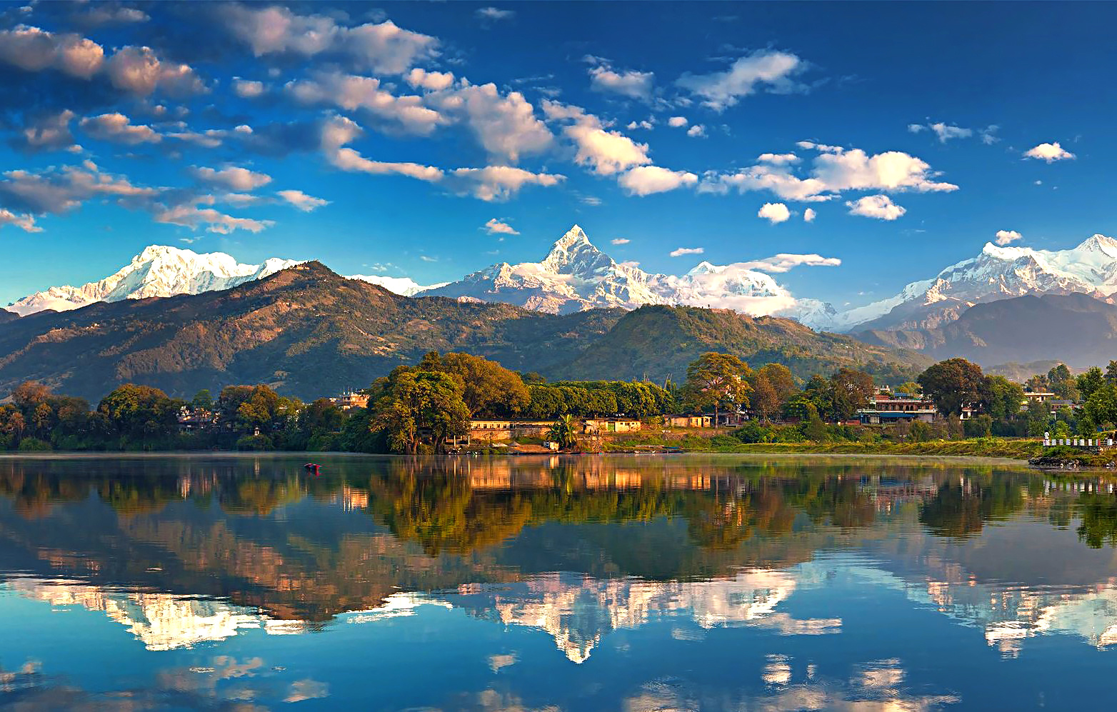 Trek to Lumre, Drive to Pokhara 2-3hrs trek and 2 hours drive.