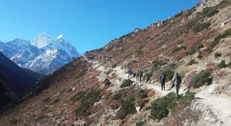 Jiri to Bhandar (2,190m/7,183ft), 5-6 hrs walk