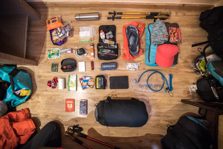 Equipment Check-list For Mount Everest Sunrise Trek